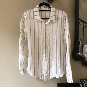 CP SHADES LINEN BUTTON DOWN